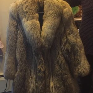 Real Coyote fur coat